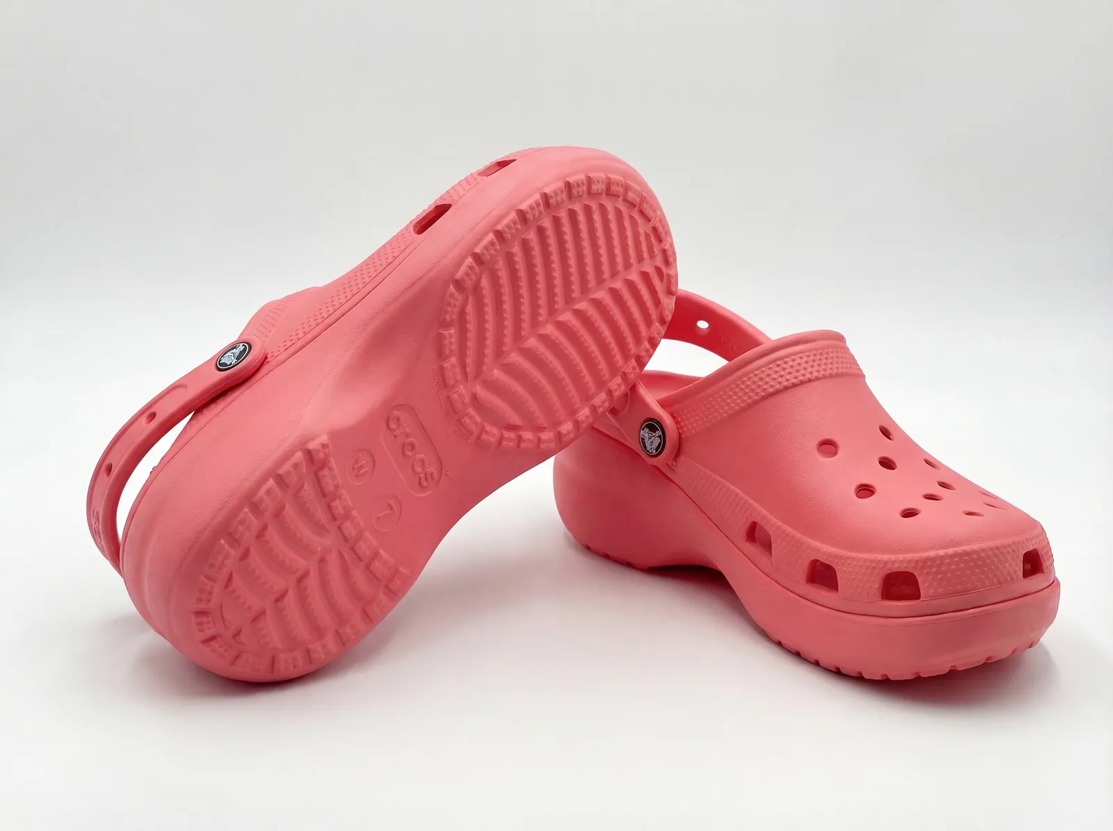 Pink Crocs product shot